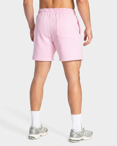 <b>Men's</b> Solid <b>Pink</b> Cotton <b>Shorts</b> With Pockets Elastic Waist Casual <b>Short</b> Length Breathable Woven Fabric Mid Rise <b>shorts</b> - Product Image 2