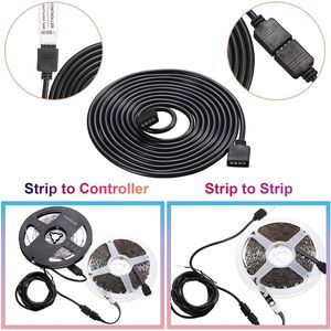 Kit di 6 Strisce LED Intelligenti con Cavo di Prolunga RGB a 4 Pin, Connettori per Strisce LED 5050 3528, Cavo a 4 Pin RGB LED, Set da 12 Pezzi - Product Image 4