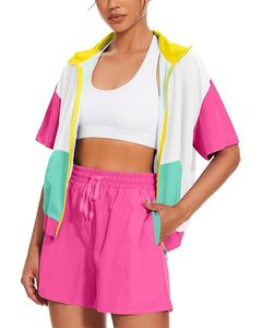 Conjunto Deportivo Retro de los 80s y 90s para Mujer, Traje Deportivo Vintage con Bloques de Color, Disfraz de Fiesta con Accesorios, Venta al Por Mayor - Product Image 5