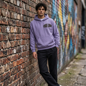 Sudadera con Capucha de Algodón Grueso Personalizada para Hombre, Estilo Urbano Holgado, Prenda Informal de Tela Gruesa - Product Image 6