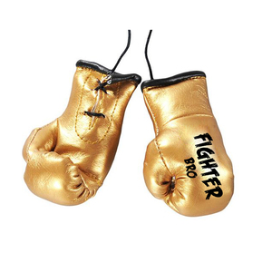 Artificial Leather Boxing Gloves Mini Keychain <b>Car</b> Hanging Mini Boxing Glove <b>Key</b> <b>Ring</b> MMA Gift Custom Size Design Product - Product Image 4