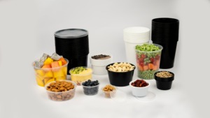 PP Black Meal Prep <b>Containers</b> with Lids Disposable Round Food Boxes Microwave Safe Leak Proof Takeaway <b>Containers</b> for Gravey - Product Image 5