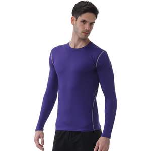 Camiseta de gimnasia de compresión de manga larga para hombre 2025, capa Base de entrenamiento atlético para entrenamiento físico - Product Image 1