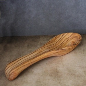 Reposacucharas Artesanal de Madera de Olivo, Decoración Rústica para Cocina de Jerusalén y Accesorio de Cocina Ecológico - Product Image 6