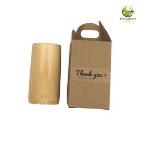 Gobelet en bambou écologique au design minimaliste, gravure de logo personnalisée, réutilisable pour le café et le thé, pour la rentrée scolaire - Product Image 2