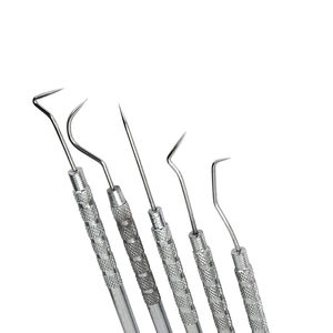 Sondes dentaires de laboratoire parodontal, sondes colorées, explorateurs dentaires légers, sondes dentaires en acier inoxydable - Product Image 5