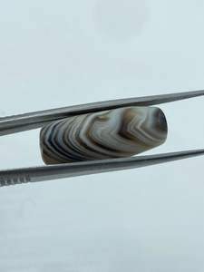 แผ่นอาเกตธรรมชาติ หินอัญมณีแบบแผ่น สำหรับตกแต่งโต๊ะ สีดำ ขนาด 12.30x27.50 มม. สำหรับทำเครื่องประดับ โดย R.K. GEMS JEWELLERY ราคาถูก - Product Image 3