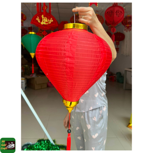 Lanterne en papier ronde, décoration suspendue pour les fêtes du Nouvel An lunaire et la décoration intérieure, en provenance du Vietnam, pour les décorations saisonnières - Product Image 3