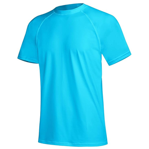 Men Rash Guard <b>Compression</b> T <b>Shirt</b> Short Sleeve Swim <b>Shirt</b> UV Protection Quick Dry Custom Logo Wholesale - Product Image 3