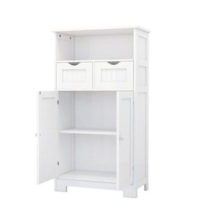 Mobiletto da Bagno Salvaspazio Bianco per Uso Domestico e Alberghiero - Product Image 5