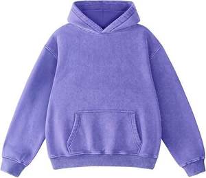 Sweat à capuche uni coupe classique à prix abordable, qualité supérieure, hiver, personnalisable, unisexe, streetwear, 100% coton molletonné, écologique - Product Image 4