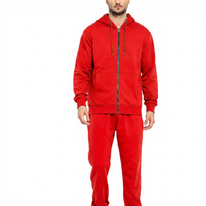 Chándal Ligero y Transpirable para Hombre, con Cierre Completo, 100% Algodón, Corte Regular, con Bolsillos Laterales, para Invierno - Product Image 5