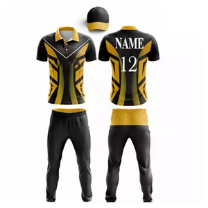 Uniforme de cricket professionnel de haute qualité, personnalisé, avec logo en sublimation intégrale, design de patch, kit de cricket pour hommes, 4 saisons - Product Image 4
