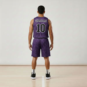 Maillot de basket-ball personnalisé de haute qualité avec impression par transfert thermique, nom de l'équipe, uniforme pour adultes, hommes, blanc, noir, 100% polyester respirant - Product Image 3