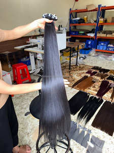 Top vente! 100% extensions de cheveux humains vietnamiens naturels bruts, faisceau de cheveux bruts vierges droits à trame - Product Image 3