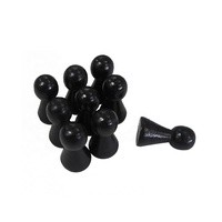 Kung-vérificateur GD — jeu pour enfants, 15x27mm, 100 pièces, noir, pawman en bois, échecs