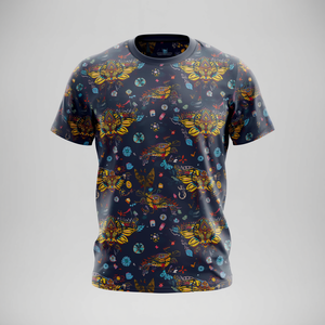 T-shirt coupe ample en coton entièrement personnalisable, style streetwear oversize pour hommes et femmes, avec personnalisation OEM ODM - Product Image 3