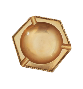 Cendrier à cigares en laiton au design élégant, taille personnalisée, forme carrée, finition dorée, à prix abordable. - Product Image 5