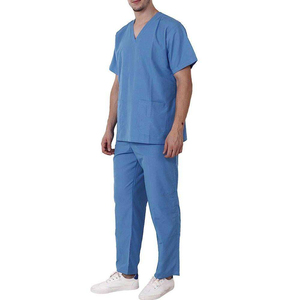 Combinaison de travail unisexe écologique en tricot avec taille élastique et haut ample pour infirmières et étudiants en médecine - Product Image 6