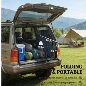 Set di Due Sedie Pieghevoli Blu Scuro per Terrazza, Campeggio e Giardino - Product Image 3