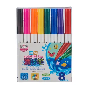 8-Color Magic Floating Pens Set Fine Tip Erasable Floating Marker Set For Kids Magical Water Painting Pen Art Markers