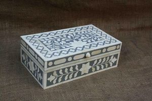 Caja de Almacenamiento con Incrustaciones de Hueso, Diseño Artesanal, Moderna Caja Decorativa con Incrustaciones de Hueso, Organizador de Lujo, Caja de Regalo con Incrustaciones de Hueso - Product Image 2