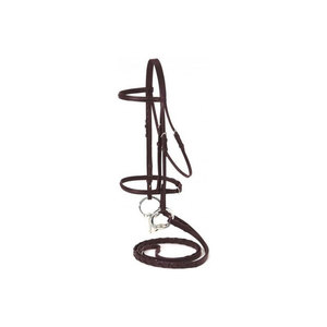 Longe en cuir PU tressé avec extrémités en Spandex et nylon pour l'entraînement des chevaux - Product Image 4