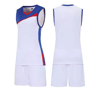 Wholesale Volleyball Uniform Set Lightweight <b>Polyester</b> Jersey <b>Shorts</b> Quick Dry Fabric for Team Matches Training - Product Image 5