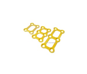 Kit de mini-plaques osseuses 3D en titane, 3 pièces, avec plaques à 4 et 6 trous, pour implant de fixation de traumatismes maxillo-faciaux - Product Image 2