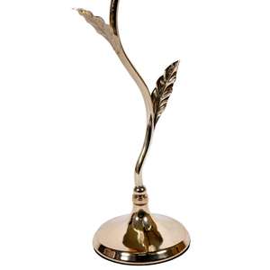 Porte-bougie décoratif en forme de fleur pour la maison, en aluminium et cristal, pour la maison, le bureau et la décoration de mariage - Product Image 5