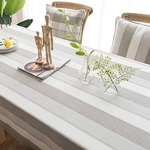 Premium Cotton Embroidered <b>Table</b> <b>Cloth</b> Elegant Solid Color Dining <b>Table</b> Cover for Hotel Restaurant Wedding Party Decoration - Product Image 4