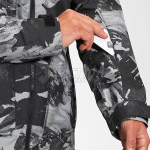 Veste de ski pour homme, couleur unie, design tendance 2026, streetwear, nouvelle mode, coupe-vent, veste d'hiver pour homme - Product Image 5