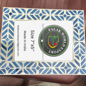 กรอบรูปฝังกระดูกทำจากไม้งานฝีมือสำหรับตกแต่งผนังห้องนอนจาก falak World - Product Image 1