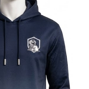 Sweat à capuche long en molleton de laine de mouton, prix usine OEM/ODM, fabricant de vêtements confortables et robustes - Product Image 5