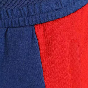 Pantalon de jogging décontracté pour homme MONRAZ, bleu et rouge, à blocs de couleur, taille élastique, avec bande latérale, respirant et léger, en maille - Product Image 5