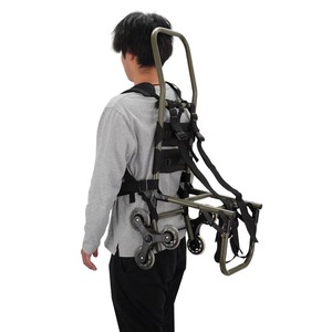 Mochila Portaherramientas Plegable Ligera Yokkoi Climber, Capacidad 30kg, Aluminio y Nailon, Transporte Bidireccional, para Senderismo y Pesca - Product Image 3
