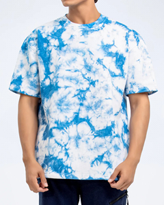 เสื้อยืดแขนสั้นคอกลมทรงโอเวอร์ไซส์สำหรับผู้ชาย YOURBRAND สไตล์สตรีทแฟชั่น ผ้าฝ้ายถัก ระบายอากาศได้ดี เป็นมิตรต่อสิ่งแวดล้อม - Product Image 3