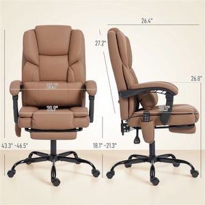 Sedia da Gaming e Relax Marrone per Uso Computer - Product Image 6