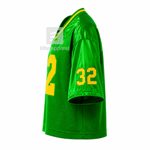 Camiseta personalizada Chi Eta Phi Sorority con cuello en V, color sólido, manga corta, verde y amarillo, estilo casual para mujer, malla de poliéster - Product Image 4