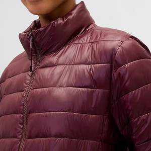 Chaqueta Acolchada de Invierno Personalizada para Mujer, Chaqueta Ligera de Nailon con Logotipo Personalizado - Product Image 5