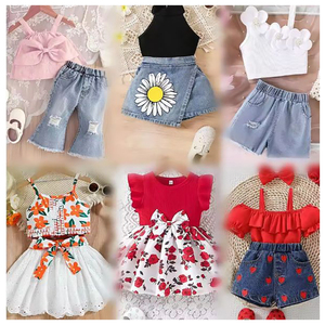 Direct Supplier 0 to 12years 2 Piece Set Mix Clothing Children Kids Wholesale <b>Clothes</b> Bales Boy and Girls - Product Image 1