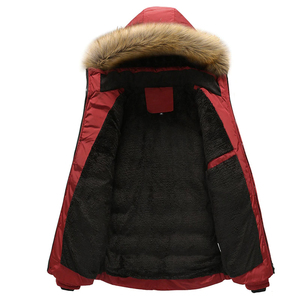 Nouveauté 2024 : Manteaux d'hiver pour hommes, parkas décontractés, vestes épaisses à capuche en polaire, manteaux chauds, vêtements pour hommes - Product Image 4