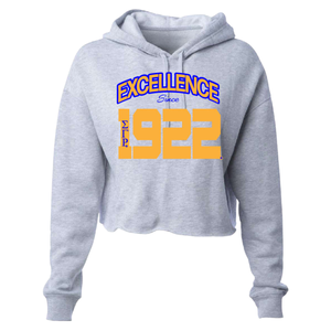 เสื้อฮู้ดครอปสำหรับผู้หญิง Custom Sigma Gamma Rho ลายตัวอักษรกรีก เสื้อสเวตเชิ้ตผ้าฟลีซ สไตล์ลำลอง แฟชั่นวิทยาลัย ขายส่ง OEM - Product Image 1