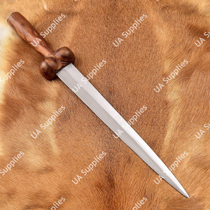 Couteau Viking Médiéval Forgé à la Main le Plus Vendu, Lame Fixe en Acier Inoxydable de Haute Qualité, Tranchant comme un Rasoir, Manche en Bois de Rose, Idéal pour le Quotidien - Product Image 3