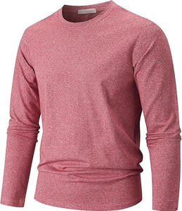 เสื้อยืดแขนยาวแฟชั่นผู้ชายฤดูร้อนปี 2026 คุณภาพสูง คอกลม สตรีทแวร์ ระบายอากาศได้ดี - Product Image 1