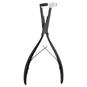 Ensemble de pinces à presser pour extensions de cheveux multicolores, cadre en acier inoxydable, mâchoires en silicone, outil de scellage professionnel - Product Image 1