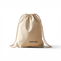 Sac de rangement pour chaussures en toile de coton naturel écologique avec logo personnalisé, pochette de voyage sérigraphiée pour anniversaire, vente en gros