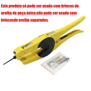 1 Pieza Alicates Especiales Integrados para Etiquetas de Oreja, Herramienta de Gestión de Información para Ganado Vacuno y Ovino, Aplicador de Etiquetas de Oreja para Animales de Granja - Product Image 3