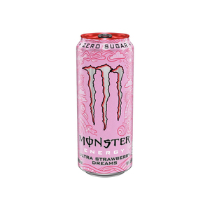 Bebida Energética con Cafeína, Lata de 500 ml, Sin Azúcar, Sabor Fresa, Monster Ultra Strawberry Blast, Bebida Refrescante - Product Image 4
