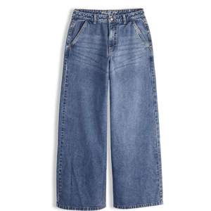 กางเกงยีนส์เดนิมสีน้ำเงินทรงขากว้างสำหรับผู้หญิง OEM – กางเกงแฟชั่นสตรีทแวร์เอวสูงลำลองสั่งทำขายส่ง - Product Image 1